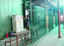 小區護欄靜電粉末噴涂設備