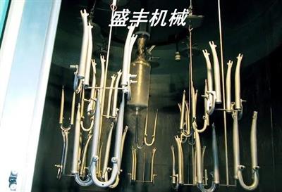 自行車(chē)前叉表面靜電粉末涂裝生產(chǎn)線